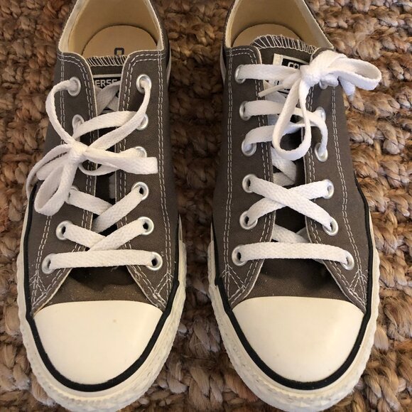 Gray Converse Sneakers, Women's Size 9 - Picture 1 of 13